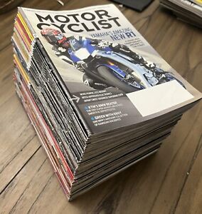 HUGE MOTORCYCLIST MAGAZINE LOT of 52!! Years 2006-2016