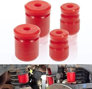 For 2007-2018 Jeep Wrangler JK/JKU 1-1303 Front &1-1304 Rear Bump Stops (4Pcs) - Picture 1 of 9