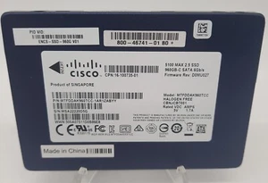 960GB Micron 5100 MAX SATA III SSD MTFDDAK960TCC cISCO 16-100735-01 - Photo 1/1