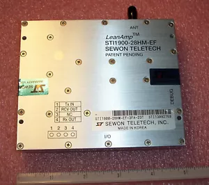 STI1900-28HM-EF-3FA-23T SEWON TELE LNA 600mW ENDSTUFE MODUL LeanAMP - Bild 1 von 7