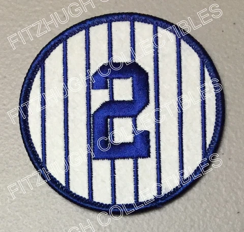 SALE: DEREK JETER NEW YORK YANKEES RETIRED JERSEY NUMBER 2 QUALITY PATCH Cover