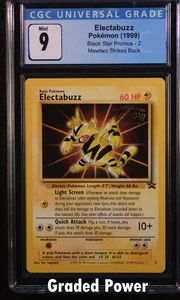 Promo Electabuzz Black Star Promo CGC 9 (0123) #2 Pokemon - Picture 1 of 1