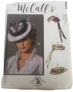 McCalls Sewing Pattern M8076 Misses Historic Hats Clothing Nancy Farris-Thee New - Picture 1 of 6