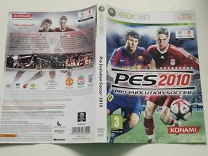 Xbox 360 Pro Evolution Soccer 2010 inlay insert artwork cover ( ONLY ) - Picture 1 of 3