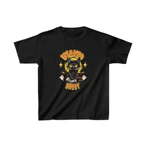 Wicked Sassy Black Cat Halloween Unisex Cotton Tee T-Shirt New Ghosts Moon - Picture 1 of 5