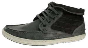 Botines con cordones grises Red Tape Ridgeway para hombre cuero textil - Imagen 1 de 2