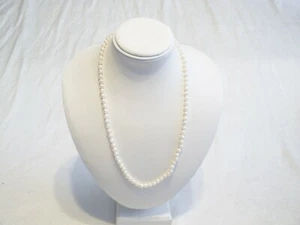  Perlenkette mit 14K Gelbgold Verschluss - 20" - Bild 1 von 7