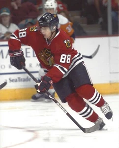 8x10 foto hockey, Patrick Kane, Chicago Blackhawks camiseta roja - Imagen 1 de 1