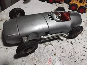 Auto In latta JNF Mercedes Benz W196 1955 West Germany Tin toy car - Foto 1 di 8
