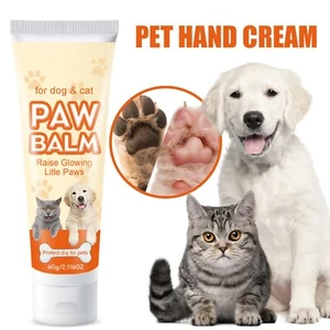 60g Pet Paw Balm Cat Dog Dry Cracked Damaged Paws Care Moisturizer & Protection - Picture 1 of 8