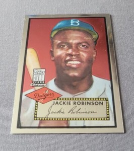 2001 Topps Chrome Through the Years Reprints #5 Jackie Robinson 52