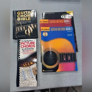 Gitarre spielen lernen Anfänger Bücher Gitarre Methode Akkorde Bibel Produktbündel Intro - Bild 1 von 11