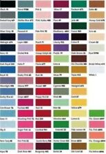 Berisford Ribbon Colour Chart