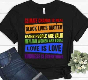 Equality LGBT Lesbian Gay Rights Trans Pride Gift Funny T-shirt - Picture 1 of 5