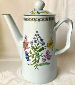 SPODE SUMMER PALACE COFFEE POT, FINE STONE, W150, GREAT CONDITION - Picture 1 of 12