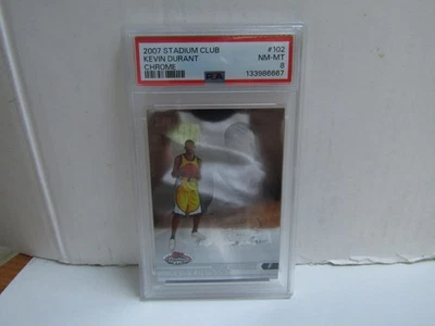 PSA 8 2007-08 Topps Stadium Club #102 Kevin Durant cromo RC/1999 Supersonics Foto 1 de 2