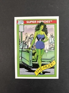 1990 Impel Marvel Universe Series 1 She Hulk #39 Trading Card Rookie - Picture 1 of 2