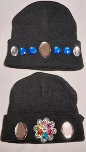 Fashion Beanie Hats - Set Of 2 - Custom Designed - Size S Caps - Picture 1 of 5