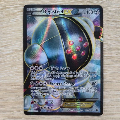 MP Registeel EX 122/124 Dragons Exalted Ultra Rare Full Art Holo Pokemon Card - Image 1 of 3