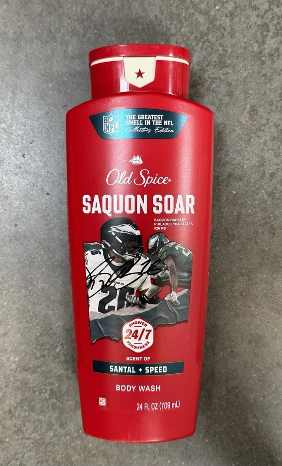 全新 Old Spice Saquon Soar Body Wash 限量版 NFL 费城老鹰队 — 第 1/1 张图片