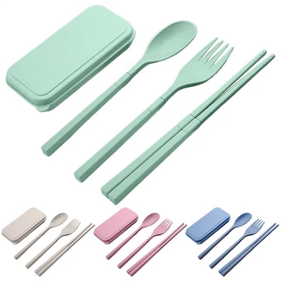 Outdoor Picnic Portable Tableware Set Chopsticks Tableware Travel Cutlery Set - Image 1 of 4