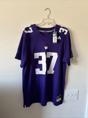 Camiseta deportiva para hombre Adidas Primegreen Sam Finnegan #37 Washington Huskies talla L - nueva con etiquetas Foto 1 de 4