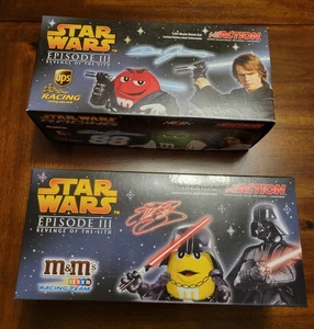 2005 Action 1:24 Lot Dale Jarrett & Elliott Sadler M&M's Star Wars Episode III - Picture 1 of 23