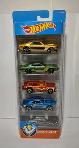 Hot Wheels Muscle Mania 5pk Firebird Variant Error Mustang Nomad Impala Charger - Picture 1 of 3
