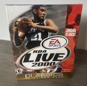 NBA Live 2000 (PC, 1999) EA nuovo sigillato in fabbrica vintage big box, spedizione gratuita - Foto 1 di 6