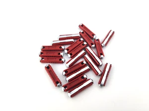 20pcs Flosser 16A Red Torpedo Bullet Style Fuses ATS GBC European - Picture 1 of 2