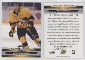 2014 ITG Draft Prospects Silver /10 Jayce Hawryluk #33