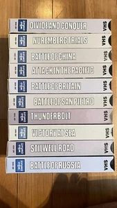 The World in Conflict - WW2 - World war 2 - 10 Tape lot [VHS] - Picture 1 of 4