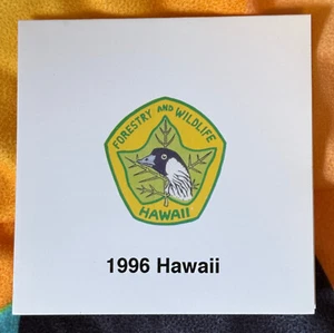 1996 Hawaii - Wildlife Habitat Conservation Entenstempel - Broschüre - Bild 1 von 2