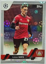 FLORIAN WIRTZ Bayer Leverkusen STARBALL PARALLEL card #27 Topps UCC 22/23 soccer