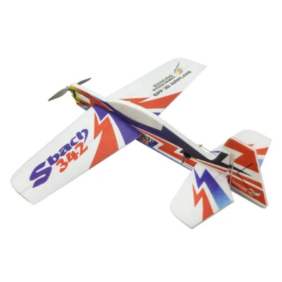 E1801 RC Airplane Electric Powered SBACH342 RC Aircraft Unassembled KIT DIY D3U6 - Image 1 of 4