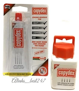 Copydex Kleber stark selbstklebend Wasserbasis Latex Gummi Handwerk Stoff Teppiche zum Selbermachen - Bild 1 von 4