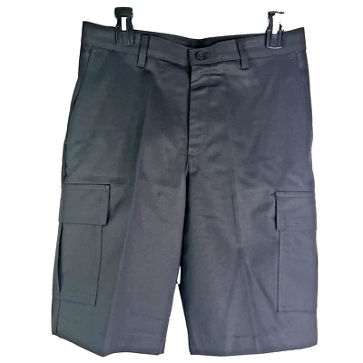 Мужские черные рабочие шорты Edwards из поликоттона с плетением и карманами прочные размер 32 - Изображение 1 из 4