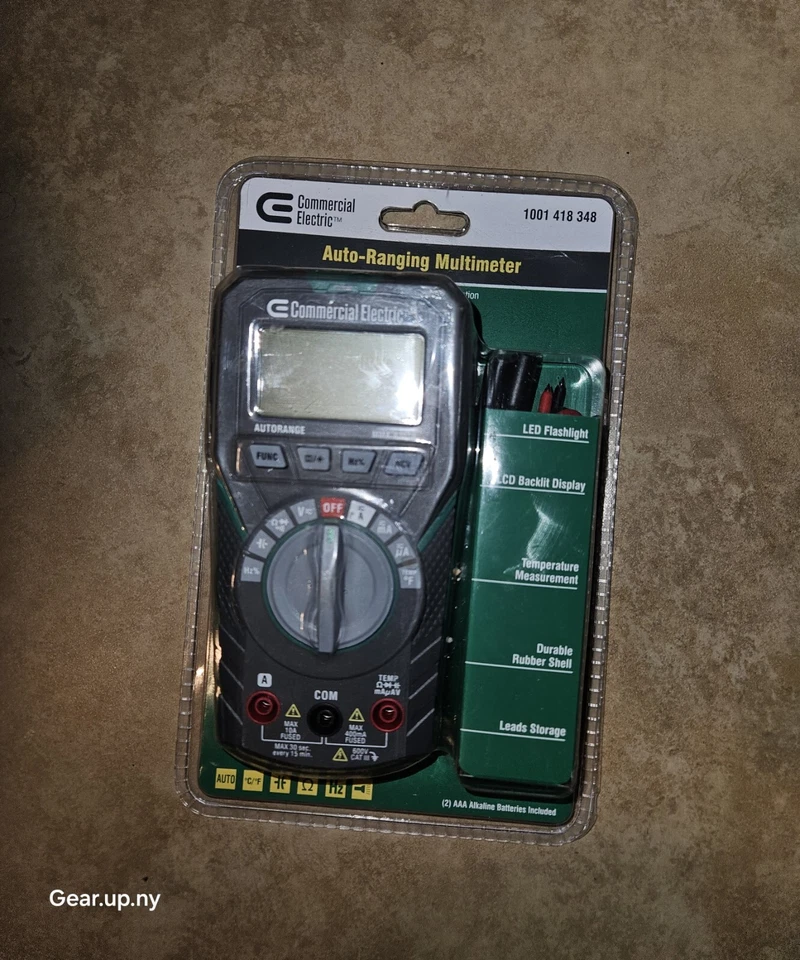 Multímetro digital de alcance manual GE  - Imagem 1 de 2