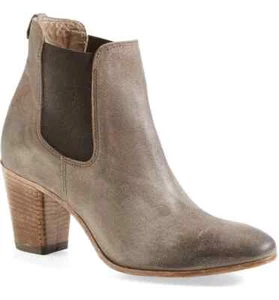 Alberto Fermani Piccola Damen-Chelsea-Stiefeletten taupe brüniertes Wildleder Größe 6 - Bild 1 von 5