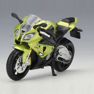 1:18 Scale BMW S1000RR Motorcycle Model Diecast Toys for Boys Kids Gifts Green - Picture 1 of 9