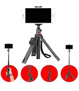 Joby TelePod Mobile Selfie Stick Handle Tripod Stand Black - Picture 1 of 3