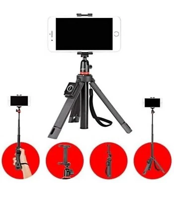 Joby TelePod Mobile Selfie Stick Handle Tripod Stand Black - Image 1 of 3