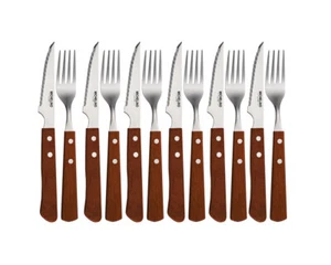 Michelino 12-tlg. Steakbesteck Set Gabel Messer Steakmesser für 6 Personen - Bild 1 von 1