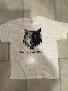 Minnesota Timberwolves United We Run T-shirt Size XL Vintag New - Picture 1 of 3