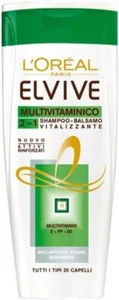 L'ORÉAL A9647801 ELVIVE MULTIVITAMINICO 2 IN 1 SHAMPOO + BALSAMO 400 ML - Foto 1 di 1