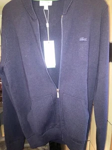 Lacoste Full Zip knitted jacket, small, dark blue, bnwt - Bild 1 von 7