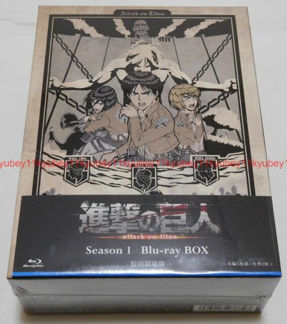 Box Dvd Ataque Dos Titans Dublado Shingeki Temp 1 2 3 Hd