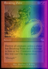 Magic the Gathering MTG Breaking Point (81) Judgment   HP FOIL