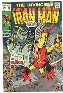 Iron Man #36 Near Mint 9.4 1970 Marvel Comic - Picture 1 of 8