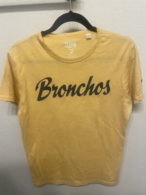 Camisa amarilla de los Denver Bronchos de la NFL, pequeña Foto 1 de 3